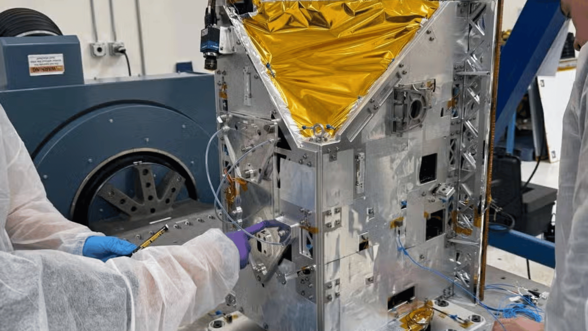 self-monitoring satellite